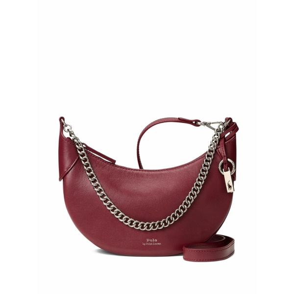 ラルフローレン レディース ショルダーバッグ 御徒面子 Mini polo id chain shoulder bag Red