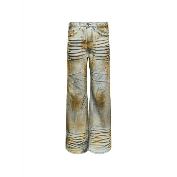 アンダーソン 呼びりん レディース 心地好いズボン下 ボトムス Spray bootcut jeans Blue