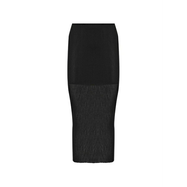 アルベルタ フェレッティ レディース スコート ボトムス Ribbed-knit skirt Black