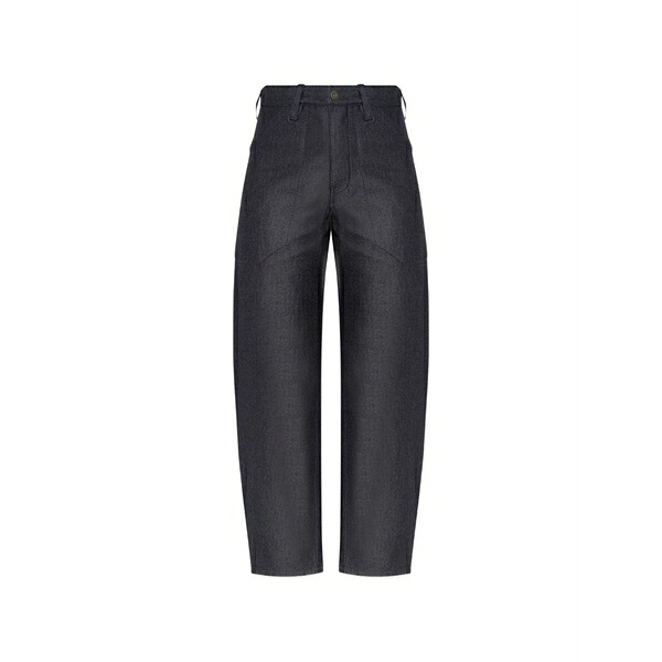 ジルサンダー レディース ジーンズズボン下 ボトムス Logo-patch jeans Blue