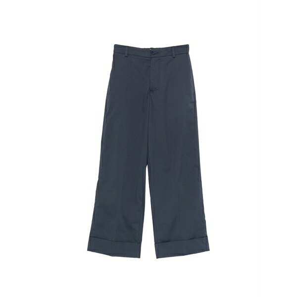 ボヌール レディース 心地よいズボン下 ボトムス Dali turn-up trousers Blue
