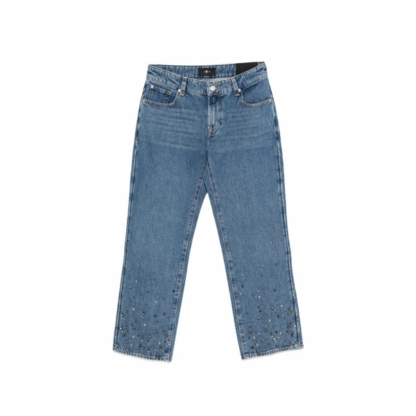 7フォーオールマンカインド レディース ジーンズズボン下 ボトムス Calie embellished jeans Blue