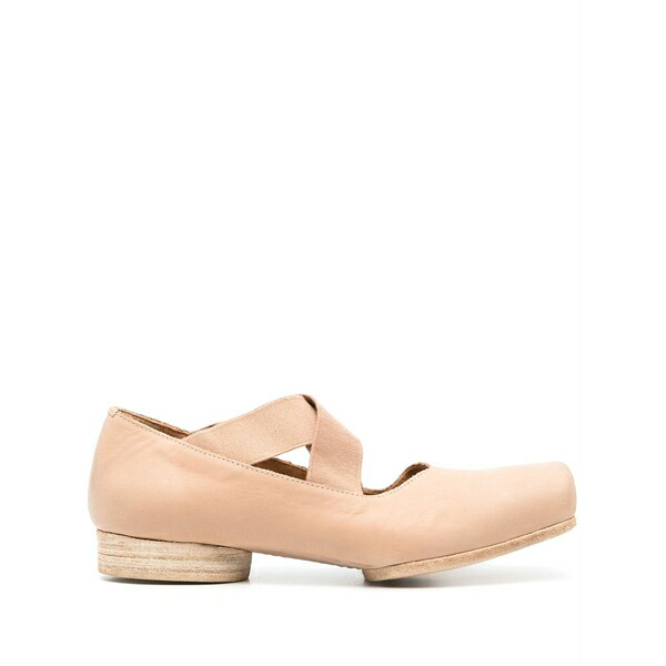 ユマ・一 レディース サンダル シューズ Crossed strap ballerinas Neutrals