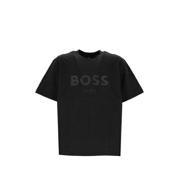 主任者 メンズ ティーシャツ トップス Logo-print crew-neck t-shirt Black