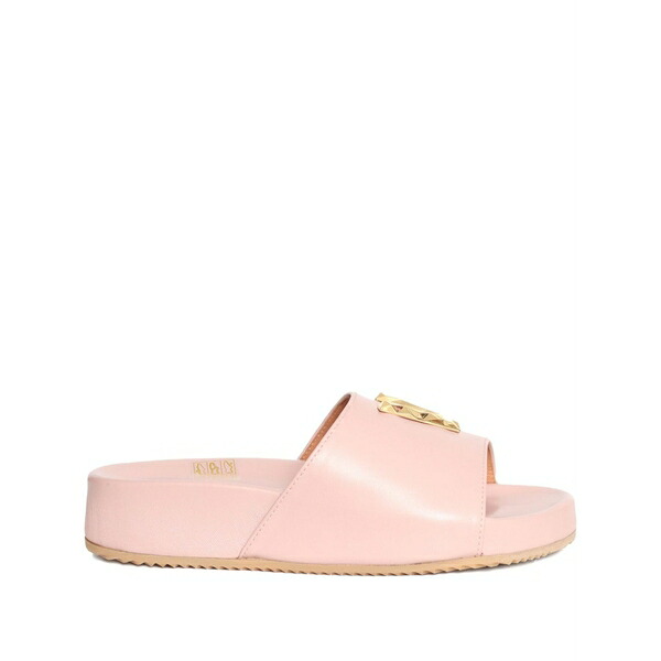ヴィアローマ15 レディース サンダル シューズ Leather v-embellished sandals Pink