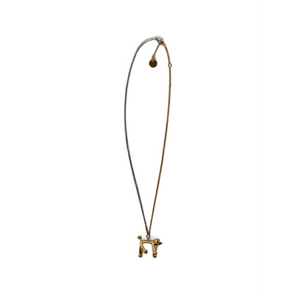 マルニ メンズ 首飾り・チョー鉄道車両 付属物 Dog-pendant necklace Gold