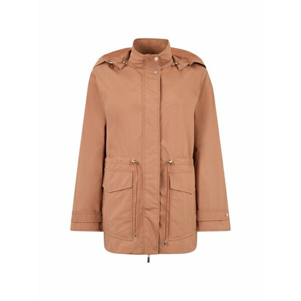 ムーレー レディース 上衣＆上衣 アウター Hooded zip jacket Neutrals
