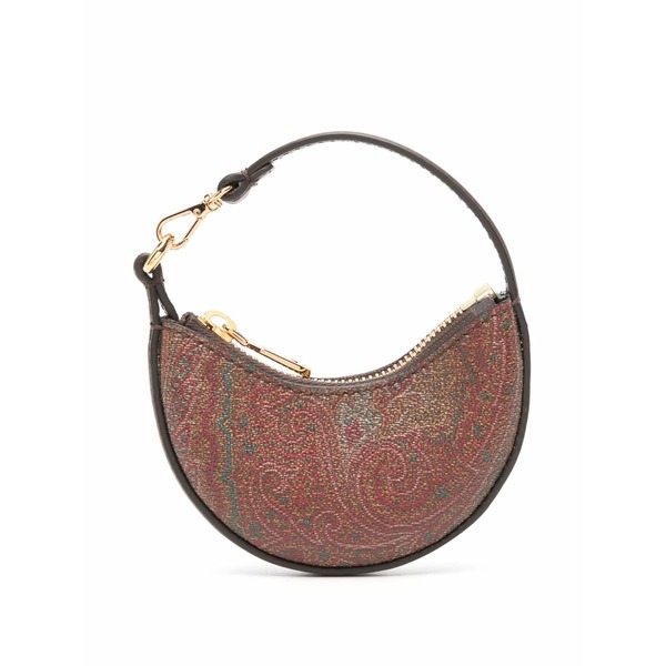 エトロ レディース ハンドバック 御徒面子 Paisley-print mini bag Brown