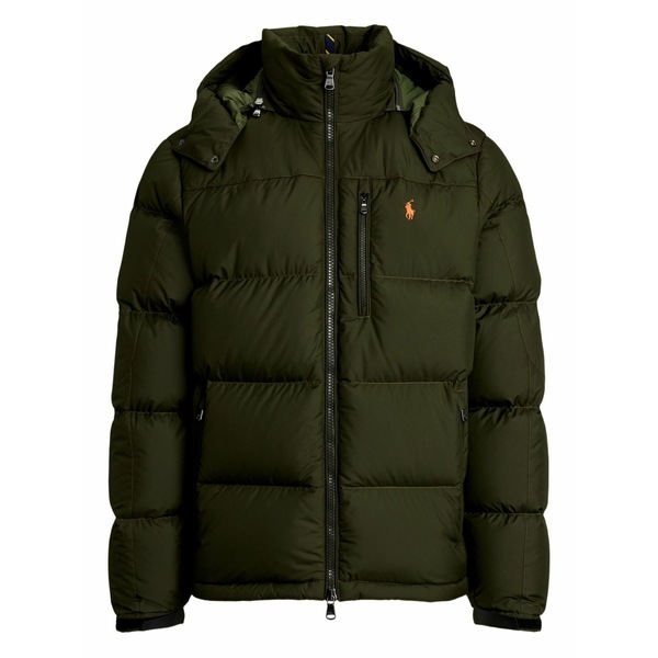 ラルフローレン メンズ 上衣＆上衣 アウター Hooded puffer jacket Green