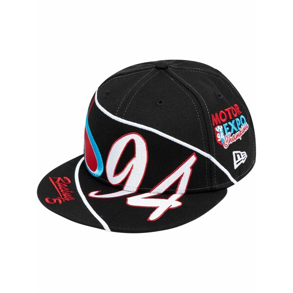 ニュー内鰓 メンズ 鳥打ち帽 付属物 X new era racing cap Black