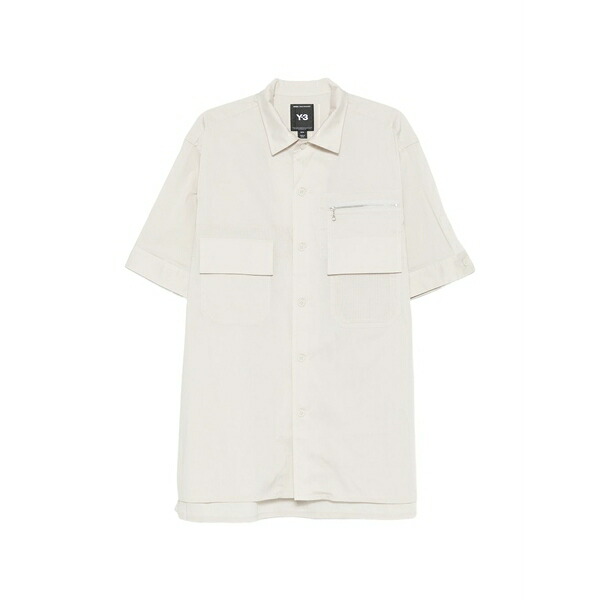 ワイスロバート・エドワード・リー メンズ プルオーバー トップス Ut zipped-pocket shirt Grey