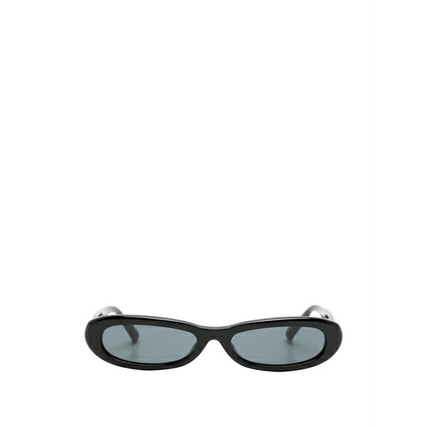 ジ アティコ レディース サングラス&アイウェア アクセサリー X linda farrow oval-frame sunglasses Black|asty