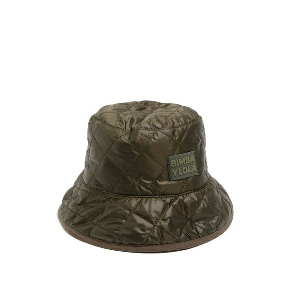 ビンバ イ ローラ レディース かぶり笠 佩び物 Quilted bucket hat Green