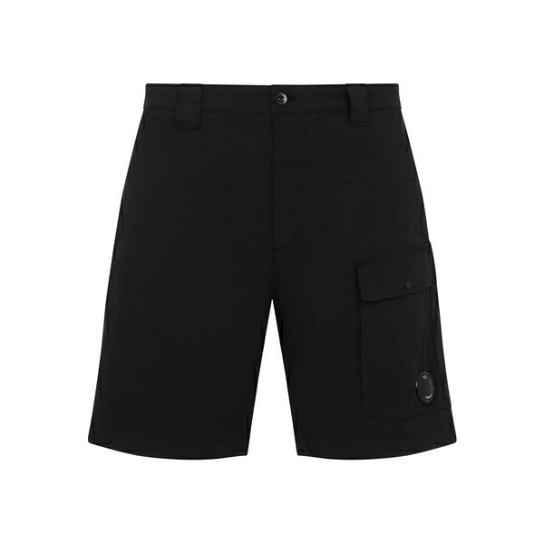 シーピーカンパニー メンズ 心地好いズボン下 ボトムス Lens-detail shorts  Black