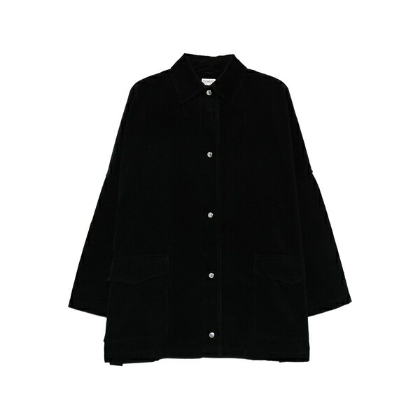 トーテム レディース 上衣＆上衣 アウター Pocket overshirt jacket Black