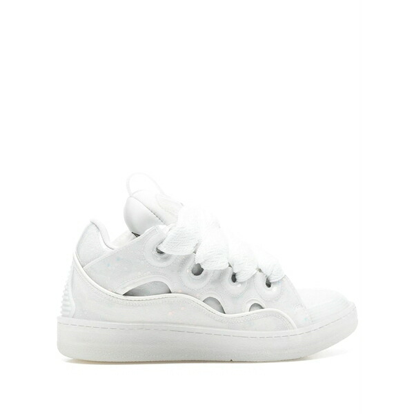 ランバン メンズ スニーカー シューズ Curb sneakers White