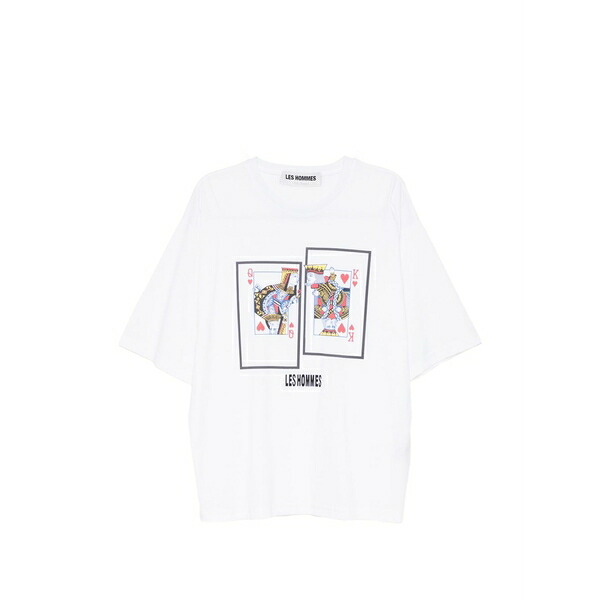 レゾム メンズ ティーシャツ トップス Printed t-shirt White