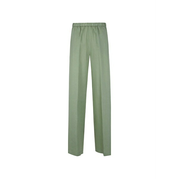 アスペジ レディース 心地よいズボン下 ボトムス Elasticated trousers Green