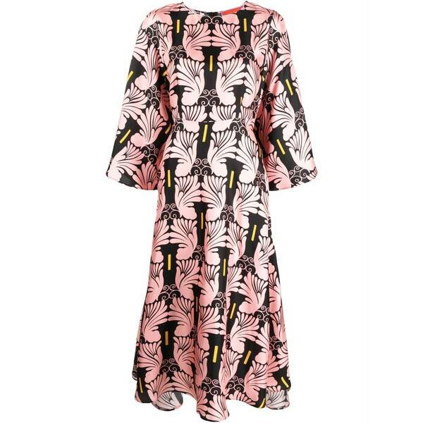 ラ・ダブル・ジェイ レディース 衣裳 トップス Sorella printed silk dress Pink