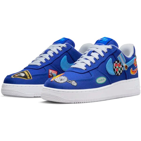 Nike ナイキ レディース スニーカー  【Nike Air Force 1 Low 07 PRM Los Angeles Patched Up (Women)】  サイズ US_5.5(22.5cm) Racer Blue/University Blue/White