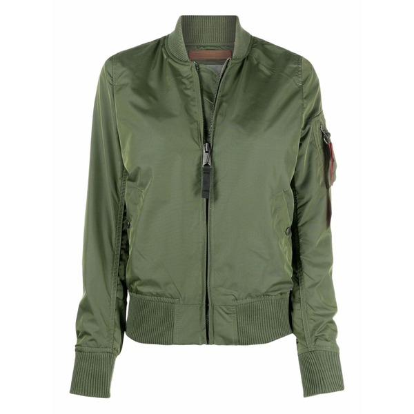 アルファインダストリーズ レディース 上衣＆上衣 アウター Ma-1 tt bomber jacket Green