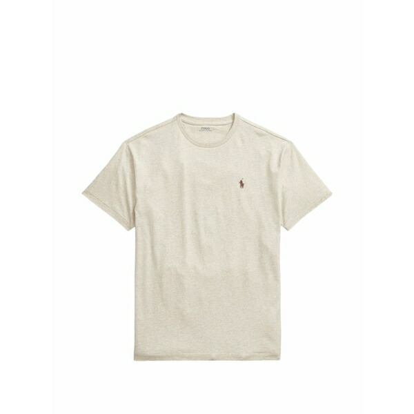 ラルフローレン メンズ プルオーバー トップス Logo-embroidered t-shirt Neutrals