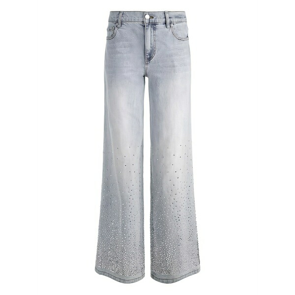 アリス アンド オリビア レディース ジーンズズボン下 ボトムス Amazing embellished jeans Grey