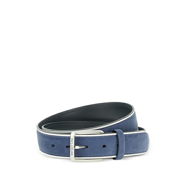 ポールアンドシャーク メンズ 胴締め 佩び物 Contrasting suede belt Blue