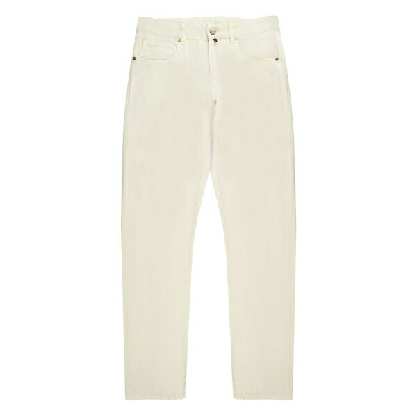 スローウエア メンズ デニムパンツ ボトムス Straight-leg jeans Neutrals