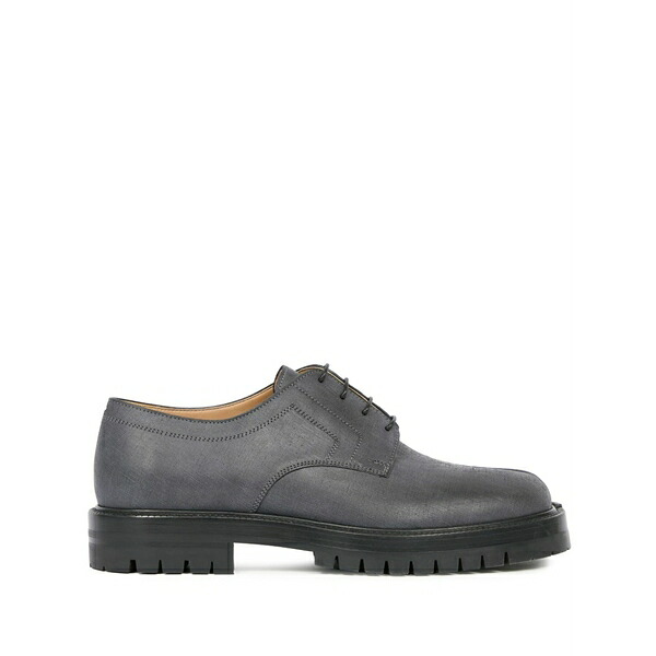 マルタンマルジェラ メンズ 御召しものシューズ シューズ Tabi lace-up derby shoes Grey