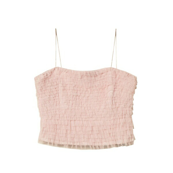ツイン仕掛ける レディース プルオーバー トップス Ruffle-detail top Pink