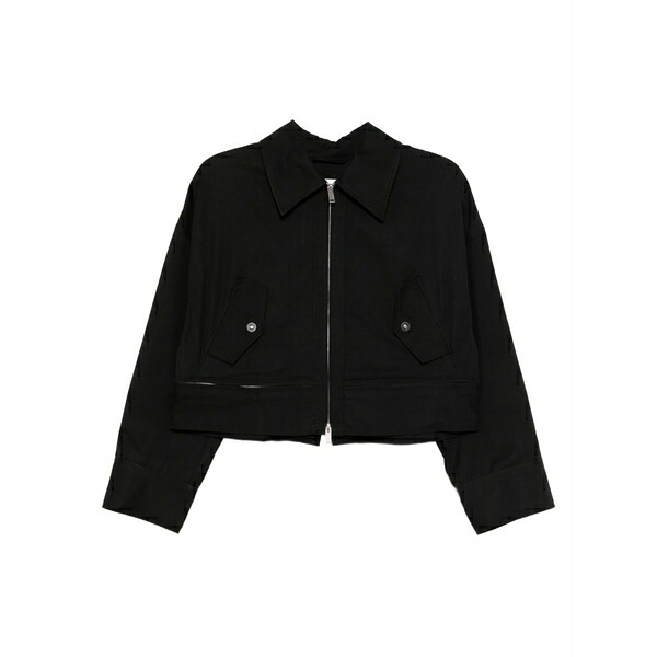 スリーワンフィリップリム レディース ジャケット＆ブルゾン アウター Two-way zip-fastening cropped jacket Black｜asty 113,800円
