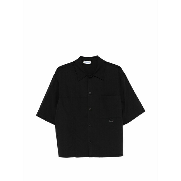 インペリアル メンズ シャツ トップス Button shirt Black|asty