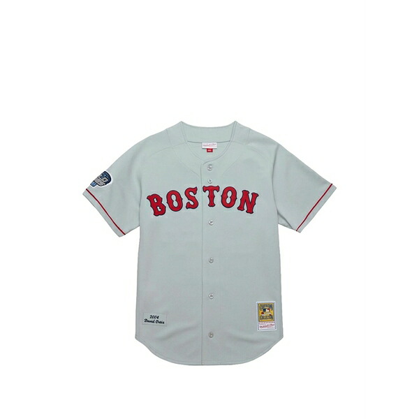 ミッチェル\u0026ネス メンズ プルオーバー トップス X mlb david ortiz 2004 boston red sox shirt Grey メンズファッション-トップス