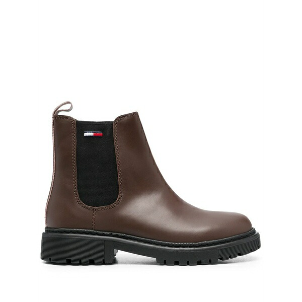 トミーヒルフィガー レディース ブーツ シューズ Slip-on ankle boots Brown