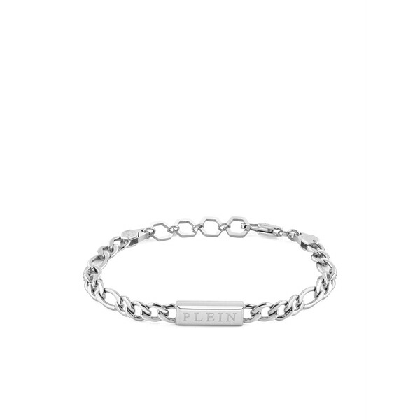 フィリップ飾り気の無い メンズ ブレスレット・バングル・アンクレット 付属物 Icon chain bracelet Silver メンズジュエリー・アクセサリー-ブレスレット-ジュエリー・アクセサリー