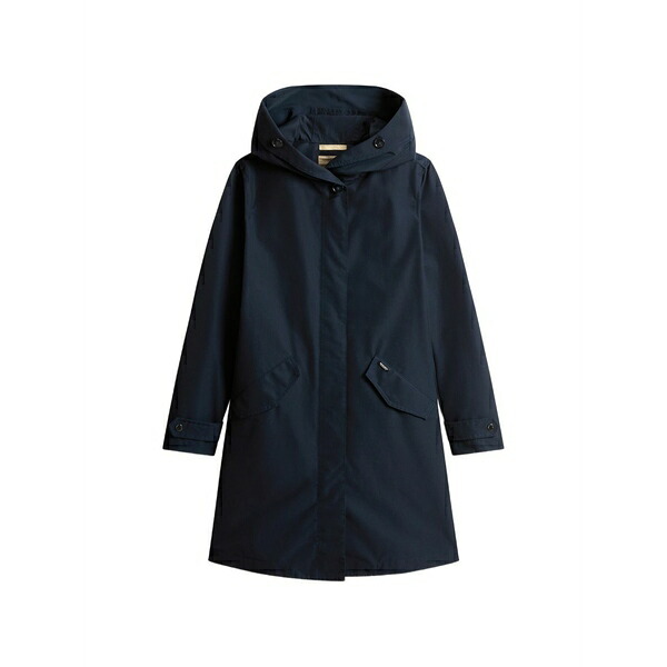 羊毛 金持ち レディース 厚地の外套 アウター Summer prescott 2l hooded parka Blue