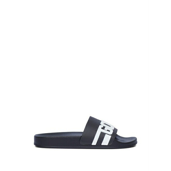 ジーシーディーエス メンズ サンダル シューズ Logo chain pool slides Black