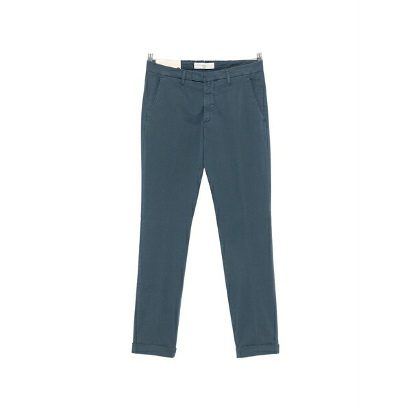 ブリリア 1949 メンズ カジュアルパンツ ボトムス Turn-up trousers Blue|asty