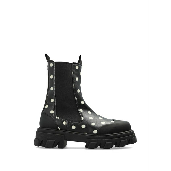 ガニー レディース ブーツ シューズ Polka-dot boots Black