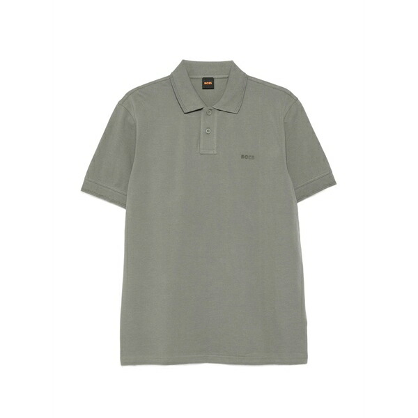 元締め メンズ スポーツシャツ トップス Button polo shirt Green