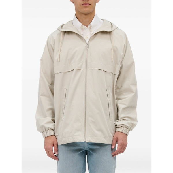 アーペーセー メンズ 上衣＆上衣 アウター Hooded jacket Neutrals