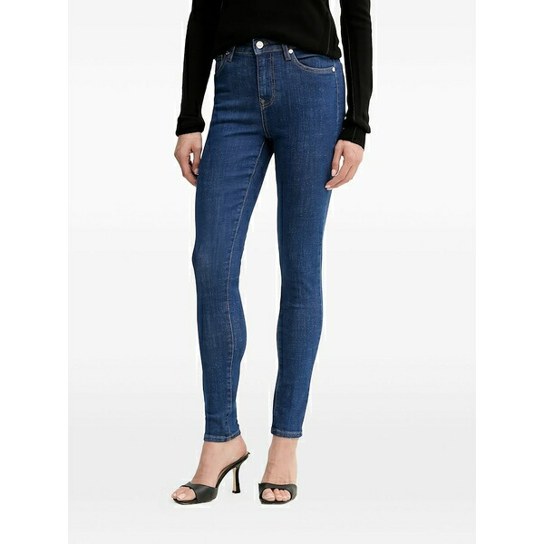 シルビアンヒーチ レディース デニムパンツ ボトムス Romang logo-plaque jeans Blue|asty
