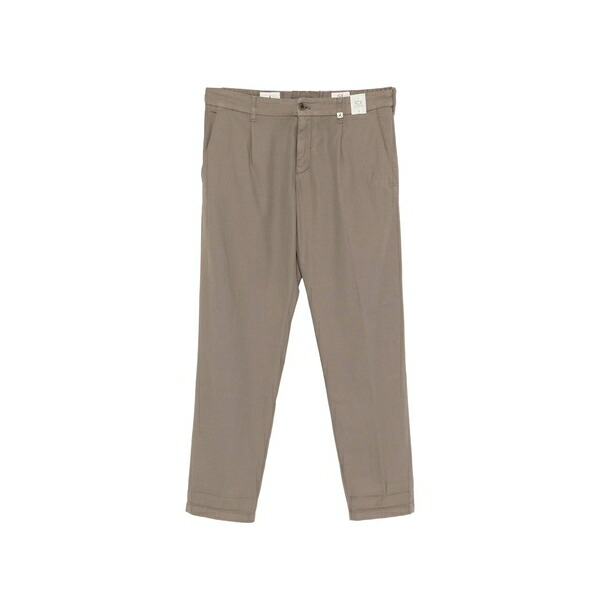 ミース メンズ 心地好いズボン下 ボトムス Pleated trousers Brown