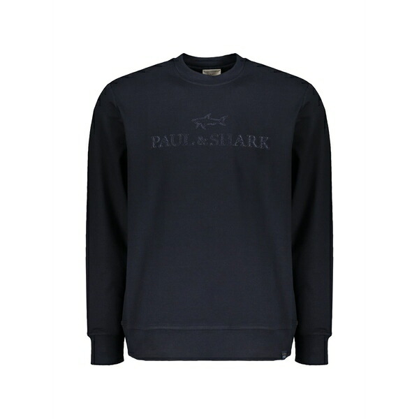 ポールアンドシャーク メンズ パーカー・スウェットシャツ アウター Long-sleeve sweatshirt Blue|asty
