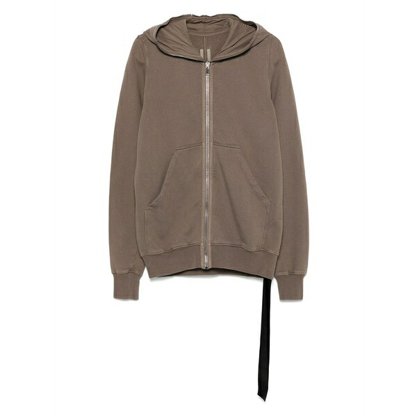 リックオウエンス メンズ パーカー・スウェットシャツ アウター Cotton hoodie Brown