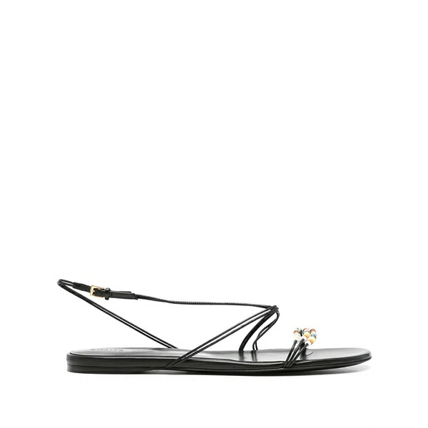 カイト レディース サンダル シューズ Beaded sandals Black|asty