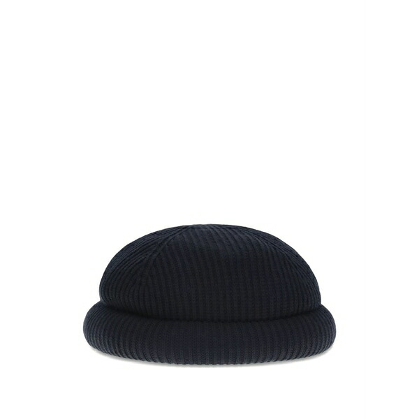 ロロピアーナ レディース かぶり笠 添え物 Sloop wool beanie hat Blue