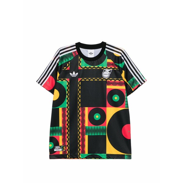 アディダス メンズ プルオーバー トップス Jamaica crew-neck t-shirt Black