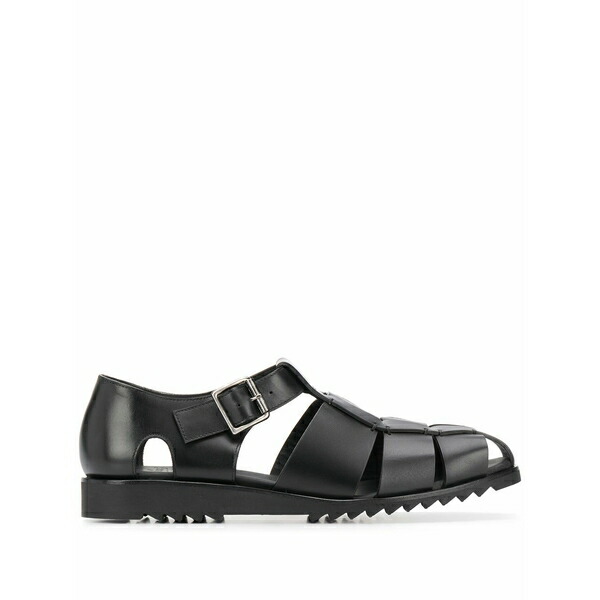 パラブーツ メンズ サンダル シューズ Pacific buckle sandals Black